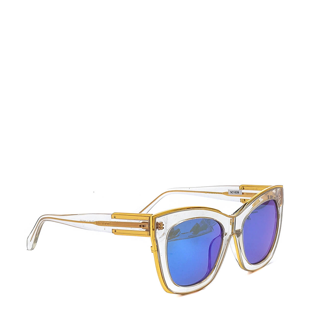 Irresistor - Blue Lens Acetate Sunglasses